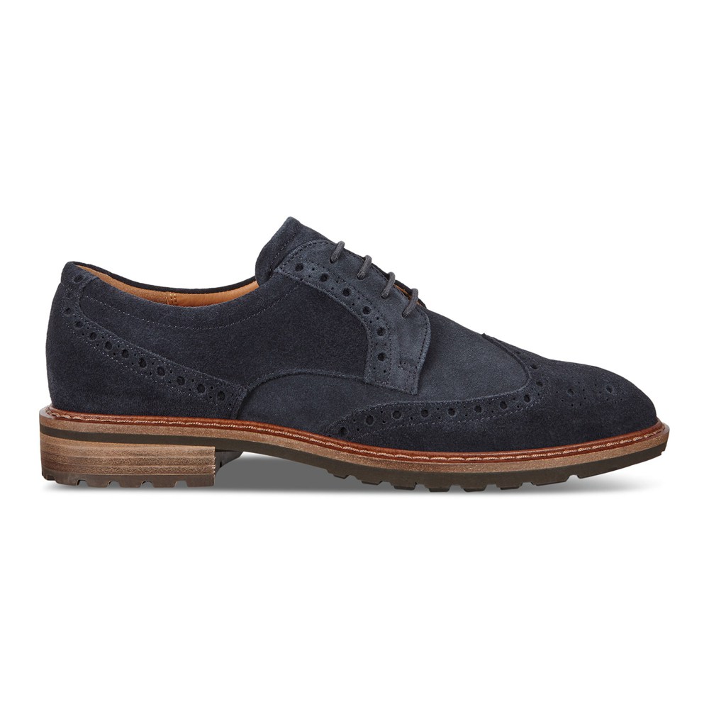 Zapatos De Vestir Hombre - ECCO Vitrus I Wing Tip Tie - Azul Marino - UVN716925